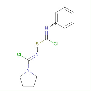 1-Pyrrolidinecarboximidoyl chloride,N-[[chloro(phenylimino)methyl]thio]-