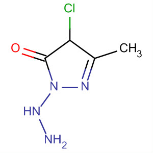 3H-Pyrazol-3-one, 4-chloro-2-hydrazino-2,4-dihydro-5-methyl-