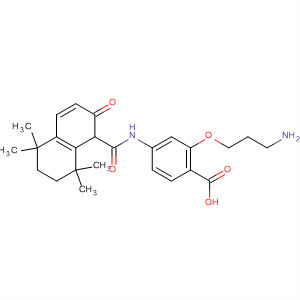 Benzoic acid,2-(3-aminopropoxy)-4-[[(5,6,7,8-tetrahydro-5,5,8,8-tetramethyl-2-naphthalenyl)carbonyl]amino]-