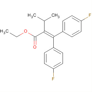 Butanoic acid, 2-[bis(4-fluorophenyl)methylene]-3-methyl-, ethyl ester