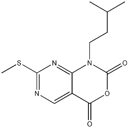 1-isopentyl-7-(methylthio)-1H-pyrimido[4,5-d][1,3]oxazine-2,4-dione