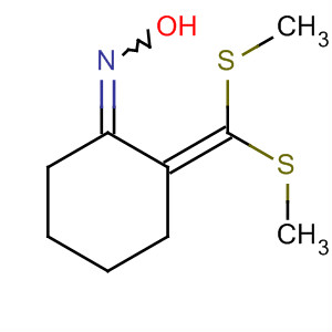 Cyclohexanone, 2-[bis(methylthio)methylene]-, oxime