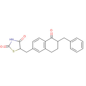 2,4-Thiazolidinedione,5-[[5,6,7,8-tetrahydro-5-oxo-6-(phenylmethyl)-2-naphthalenyl]methyl]-