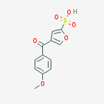 2-Furansulfonic acid, 4-(4-methoxybenzoyl)-