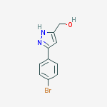 3-(4-bromophenyl)-1H-Pyrazole-5-methanol