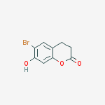6-bromo-7-hydroxy-3,4-dihydrochromen-2-one