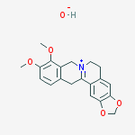 9,10-dimethoxy-5,6,8,13-tetrahydro[1,3]dioxolo[4,5-g]isoquino[3,2-a]isoquinolin-7-ium hydroxide