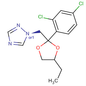 1H-1,2,4-Triazole,1-[[2-(2,4-dichlorophenyl)-4-ethyl-1,3-dioxolan-2-yl]methyl]-, trans-