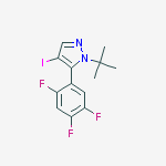 1-(tert-Butyl)-4-iodo-5-(2,4,5-trifluorophenyl)-1H-pyrazole