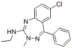 7-Chloro-2-ethylamino-3-methyl-5-phenyl-3H-1,3,4-benzotriazepine