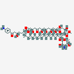 methyl 33-[(3-amino-3,6-dideoxyhexopyranosyl)oxy]-17-[6-(4-aminophenyl)-4-hydroxy-1-methyl-6-oxohexyl]-1,3,5,7,9,13,37-heptahydroxy-18-methyl-11,15-dioxo-16,39-dioxabicyclo[33.3.1]nonatriaconta-19,21,23,25,27,29,31-heptaene-36-carboxylate