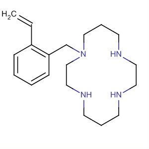 1,4,8,11-Tetraazacyclotetradecane, 1-[(ethenylphenyl)methyl]-