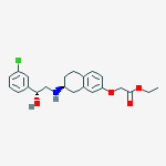 (7S)-5,6,7,8-Tetrahydro-7-[[(R)-2-hydroxy-2-(3-chlorophenyl)ethyl]amino]-2-[(ethoxycarbonyl)methoxy]naphthalene