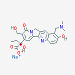 1-[(Dimethylamino)methyl]-a-ethyl-9,11-dihydro-a,2-dihydroxy-8-(hydroxymethyl)-9-oxo-indolizino[1,2-b]quinoline-7-acetic Acid Monosodium Salt