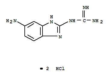 2-(6-amino-1H-benzimidazol-2-yl)guanidine dihydrochloride