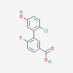 3-(2-chloro-5-hydroxyphenyl)-4-fluorobenzoic Acid