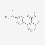 2-(4-carboxyphenyl)-6-chlorobenzoic Acid