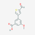 3-(5-formylthiophen-3-yl)-5-methoxybenzoic Acid