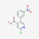 2-chloro-5-(3-nitrophenyl)pyridine-4-carboxylic Acid