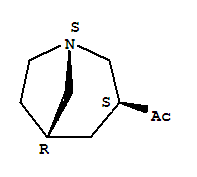 Ethanone,1-(1R,3R,5S)-1-azabicyclo[3.2.1]oct-3-yl-, rel-
