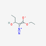 Pentanoic acid, 2-diazo-3-hydroxy-, ethyl ester