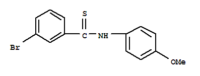 3-bromo-N-(4-methoxyphenyl)benzenecarbothioamide