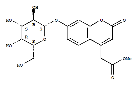 7-beta-galactopyranosyl-oxycoumarin-4-acetic acid methyl ester