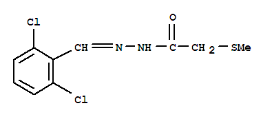 N'-[(E)-(2,6-dichlorophenyl)methylidene]-2-(methylsulfanyl)acetohydrazide