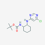 [2-(6-Chloro-pyrimidin-4-ylamino)-cyclohexyl]-carbamic acid tert-butyl ester