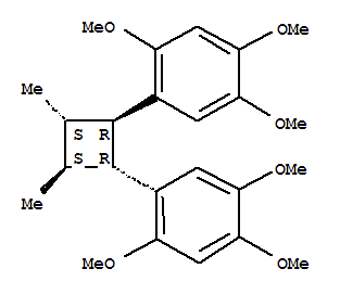 Benzene,1,1'-(3,4-dimethyl-1,2-cyclobutanediyl)bis[2,4,5-trimethoxy-, (1a,2b,3a,4b)-