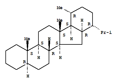 1H-Indeno[2,1-a]phenanthrene,eicosahydro-4a,6a,7-trimethyl-10-(1-methylethyl)-, [4aS-(4aa,4bb,6aa,6bb,7b,11ab,11ba)]-