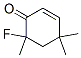 2-Cyclohexen-1-one,  6-fluoro-4,4,6-trimethyl-