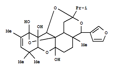 11H-2,12:11,12a-Diepoxy-2H,4H-pyrano[4,3-a]xanthene-6a,11,11a(1H,12H)-triol,4-(3-furanyl)-4a,5,6,7a,8,12b-hexahydro-4a,8,8,10-tetramethyl-2-(1-methylethyl)-,[2R-(2a,4b,4ab,6ab,7aa,11b,11aa,12b,12ab,12bb)]-