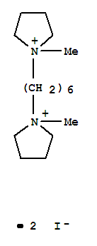 1,1'-hexane-1,6-diylbis(1-methylpyrrolidinium) diiodide