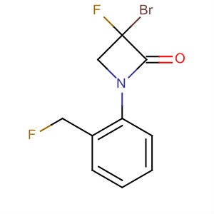 2-Azetidinone, 3-bromo-3-fluoro-1-[2-(fluoromethyl)phenyl]-