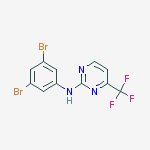 N-(3,5-dibromophenyl)-4-(trifluoromethyl)pyrimidin-2-amine