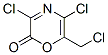 2H-1,4-Oxazin-2-one,  3,5-dichloro-6-(chloromethyl)-