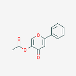 4-oxo-6-phenyl-4H-pyran-3-yl acetate