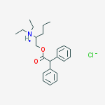 1-(2,2-diphenylacetyl)oxypentan-2-yl-diethylazanium chloride