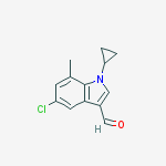 5-chloro-1-cyclopropyl-7-methyl-1H-indole-3-carbaldehyde