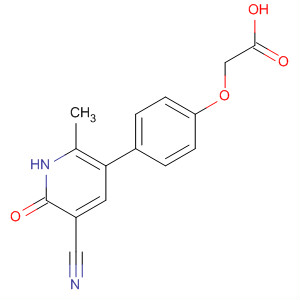 Acetic acid,[4-(5-cyano-1,6-dihydro-2-methyl-6-oxo-3-pyridinyl)phenoxy]-