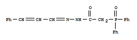 2-(diphenylphosphoryl)-N'-[(1E,2E)-3-phenylprop-2-en-1-ylidene]acetohydrazide