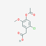 2-(4-acetoxy-2-chloro-5-methoxyphenyl)acetic acid