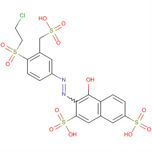 2,7-Naphthalenedisulfonic acid,3-[[4-[(2-chloroethyl)sulfonyl]-3-(sulfomethyl)phenyl]azo]-4-hydroxy-