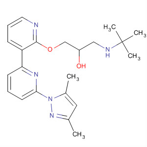 2-Propanol,1-[(1,1-dimethylethyl)amino]-3-[[6-(3,5-dimethyl-1H-pyrazol-1-yl)-3-pyridazinyl]oxy]-