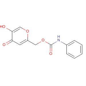 4H-Pyran-4-one, 5-hydroxy-2-[[[(phenylamino)carbonyl]oxy]methyl]-