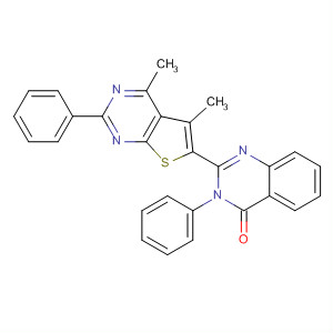 4(3H)-Quinazolinone,2-(4,5-dimethyl-2-phenylthieno[2,3-d]pyrimidin-6-yl)-3-phenyl-