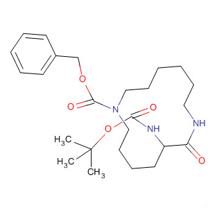 1,8-Diazacyclotetradecane-1-carboxylic acid,6-[[(1,1-dimethylethoxy)carbonyl]amino]-7-oxo-, phenylmethyl ester, (S)-