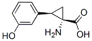 CYCLOPROPANECARBOXYLIC ACID 1-AMINO-2-(3-HYDROXYPHENYL)-,(1S-CIS)-