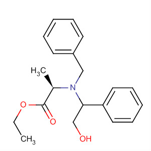 D-Alanine, N-(2-hydroxy-1-phenylethyl)-N-(phenylmethyl)-, ethyl ester,(R)-